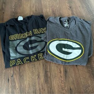 Men’s Lot of Green Bay Packers Shirts (2) // like new